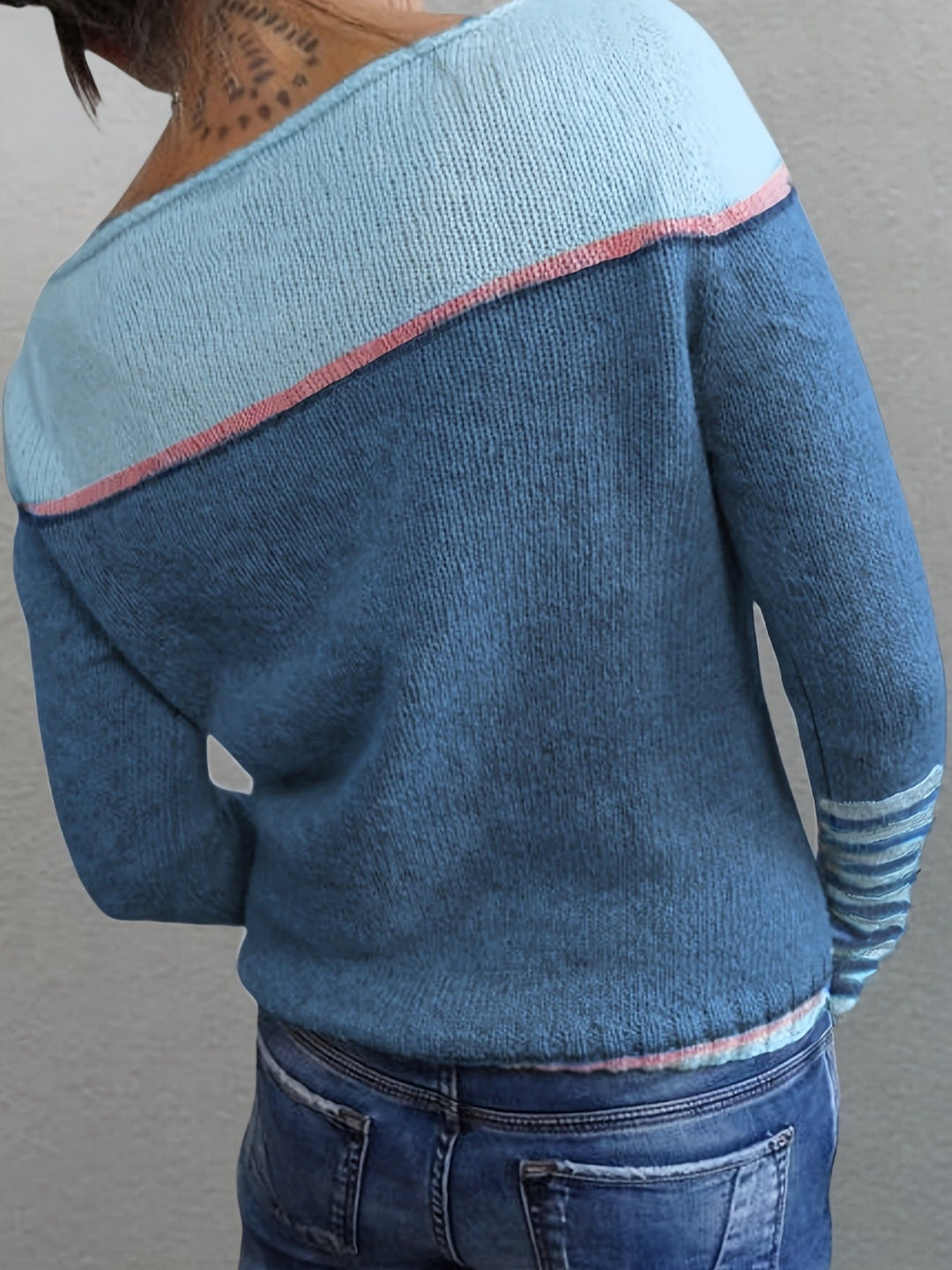 Elizabeth - Long Sleeve Striped Jumper