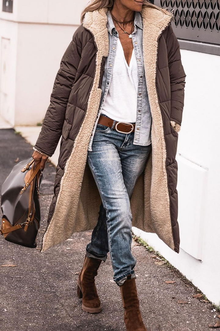 Dorothy - Cozy Reversible Coat for Women