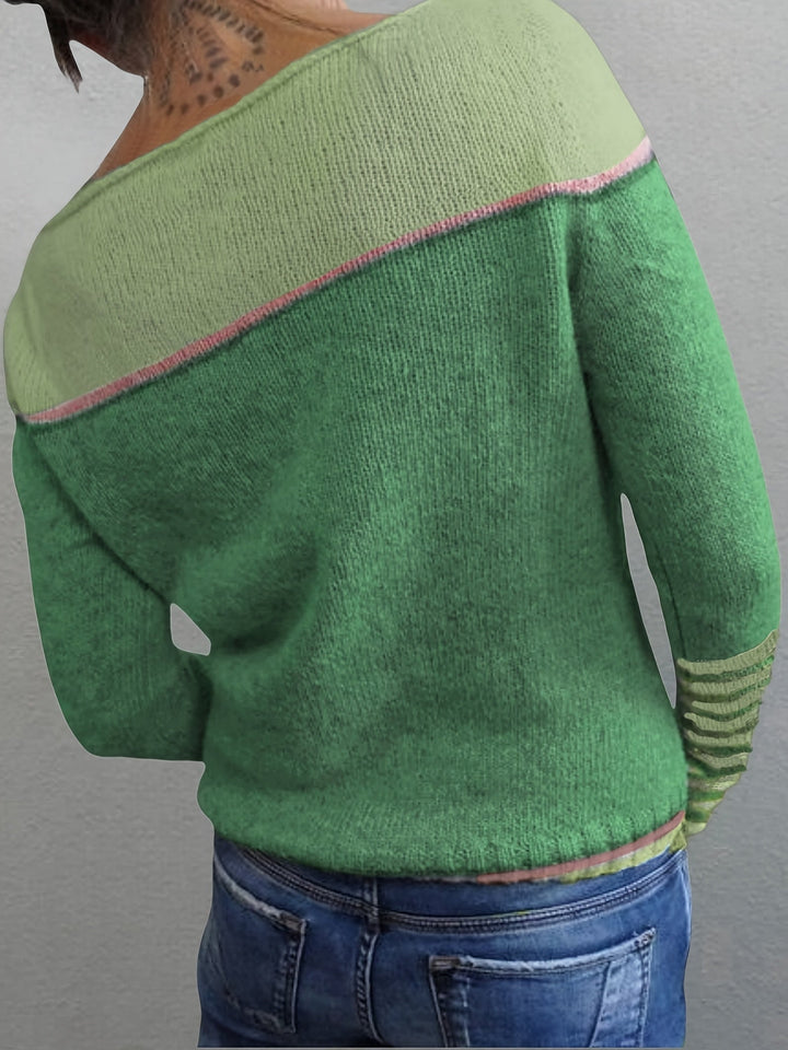 Elizabeth - Long Sleeve Striped Jumper