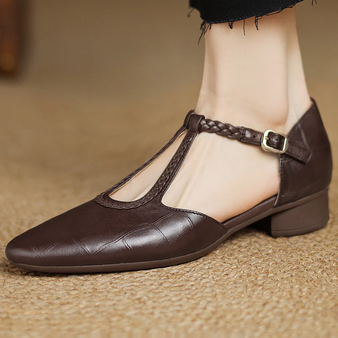 Emily™ - Kepa Leather Mary Janes