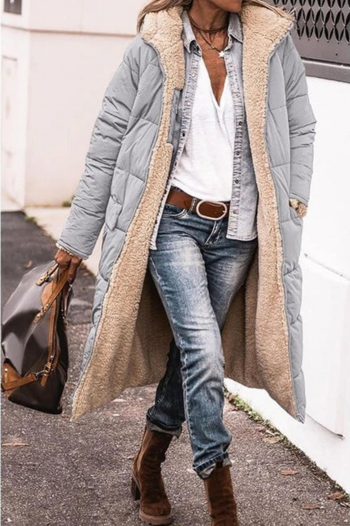 Dorothy - Cozy Reversible Coat for Women