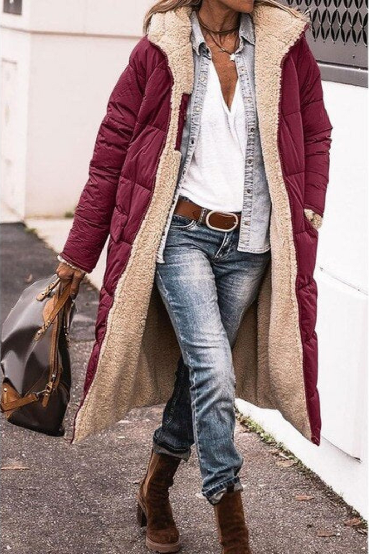 Dorothy - Cozy Reversible Coat for Women