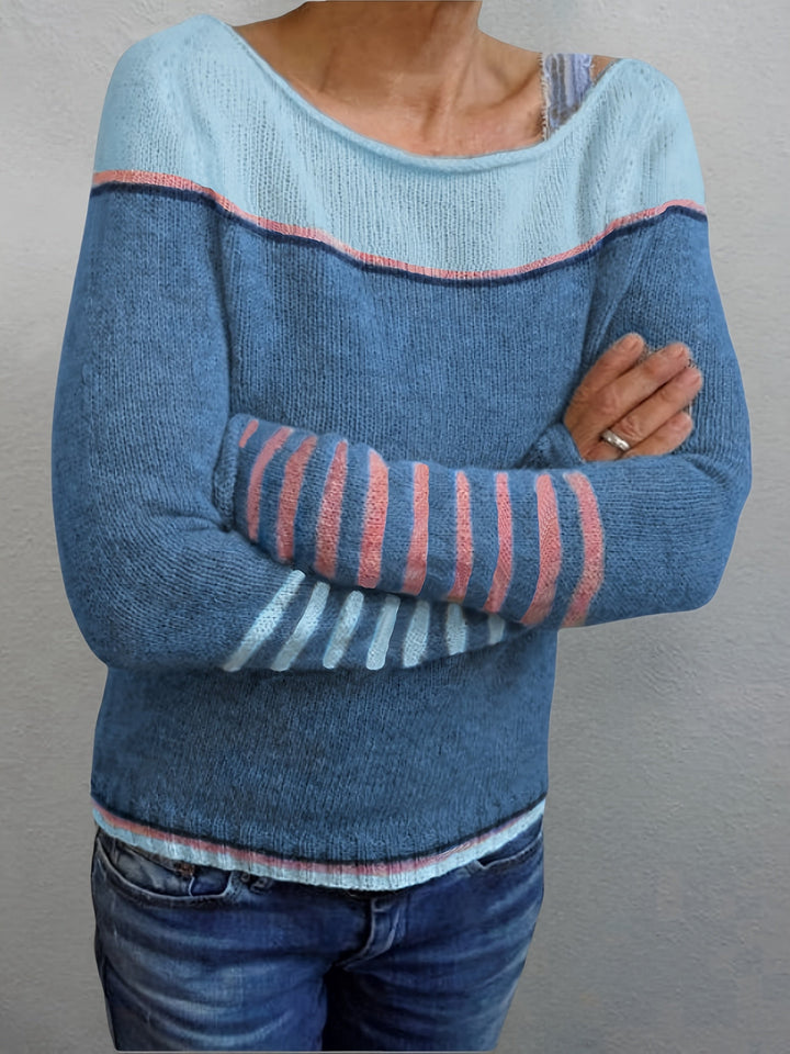 Elizabeth - Long Sleeve Striped Jumper