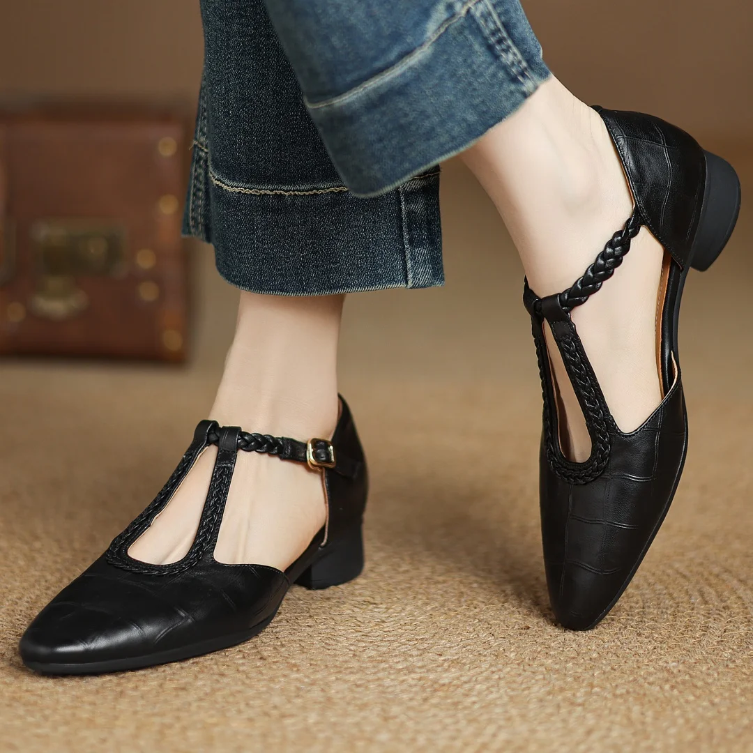 Emily™ - Kepa Leather Mary Janes