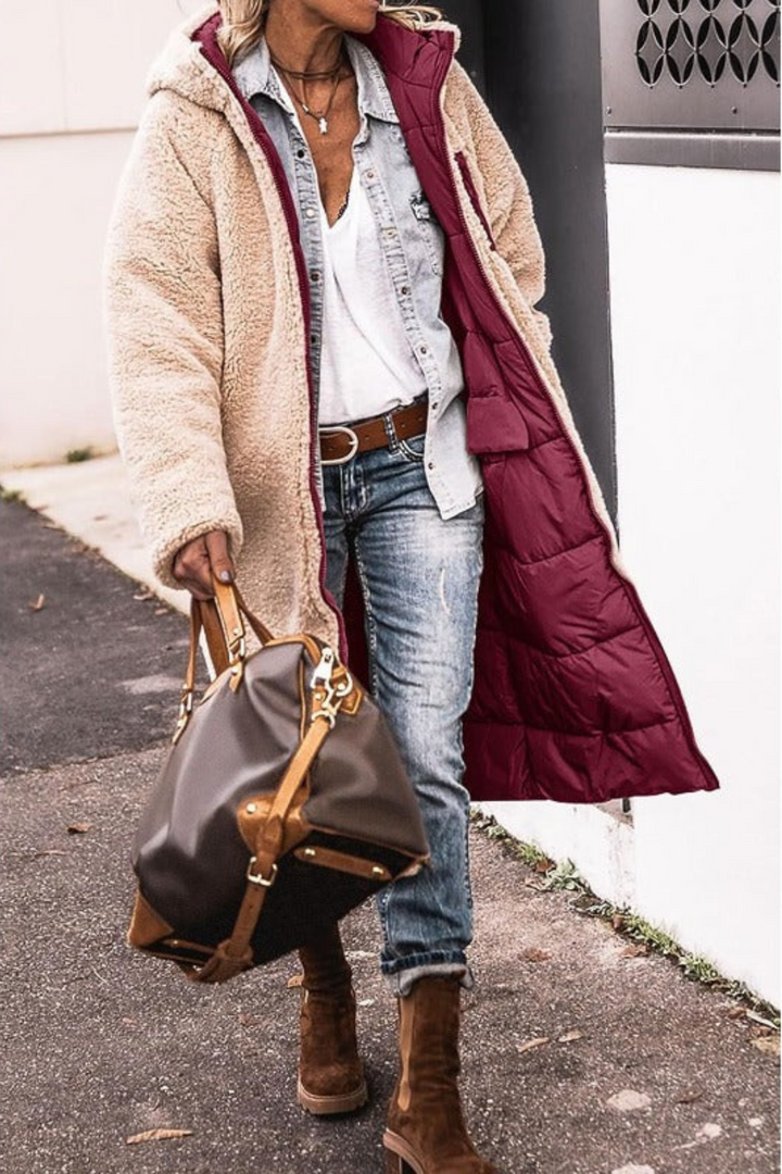 Dorothy - Cozy Reversible Coat for Women