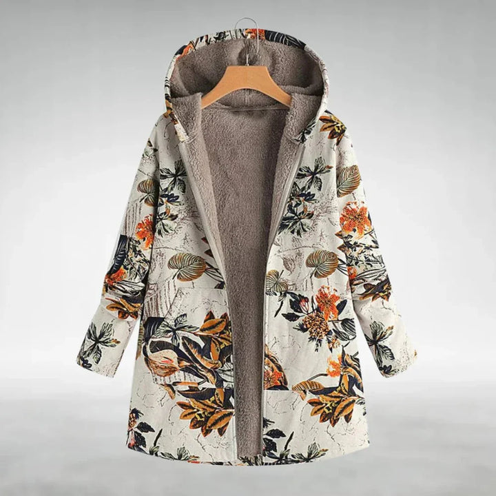 Doris - Stylish Floral Fleece Jacket