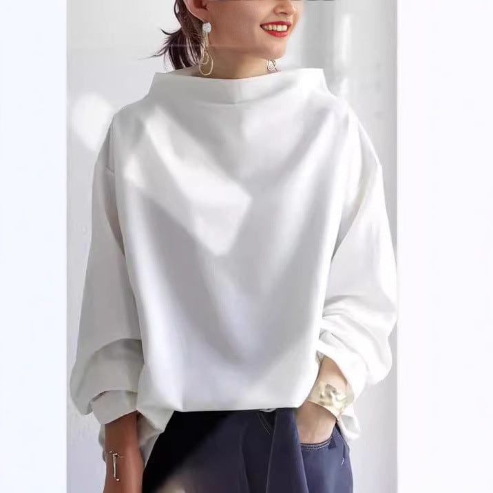 Hilda™ – High-Neck Soft Knit Top