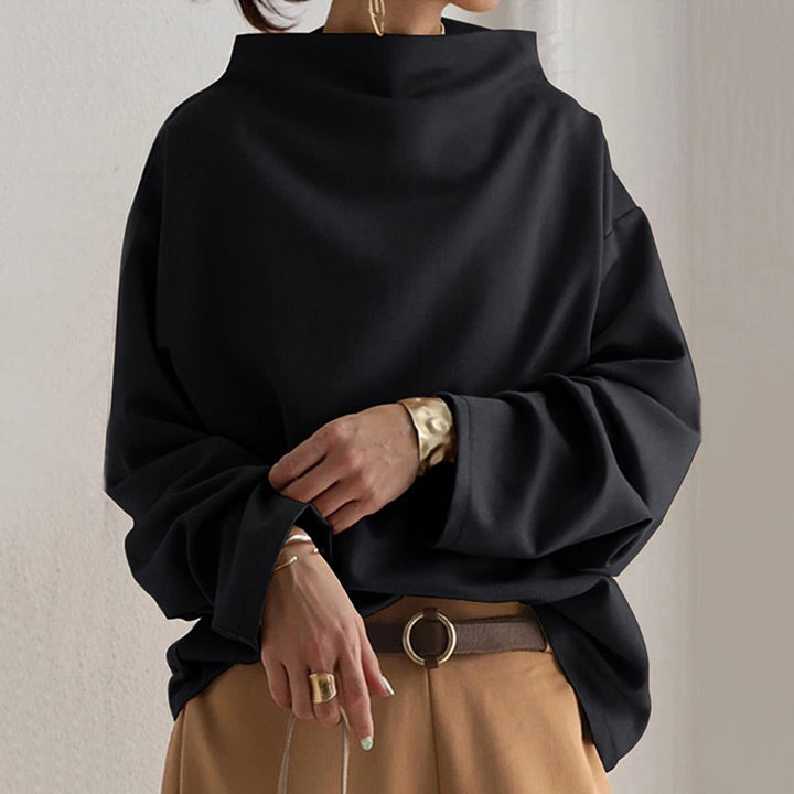 Hilda™ – High-Neck Soft Knit Top