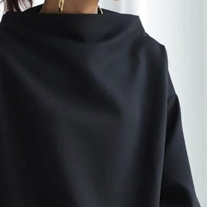 Hilda™ – High-Neck Soft Knit Top