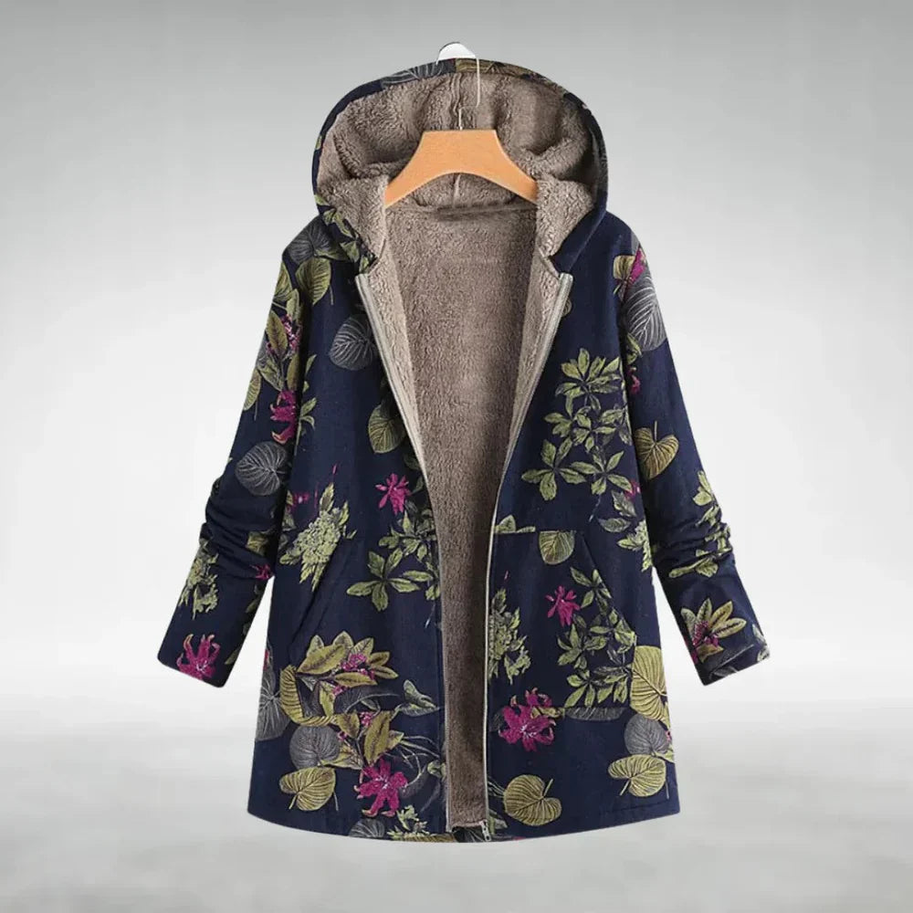 Doris - Stylish Floral Fleece Jacket