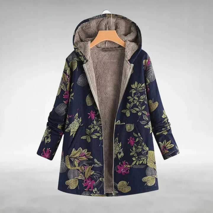 Doris - Stylish Floral Fleece Jacket