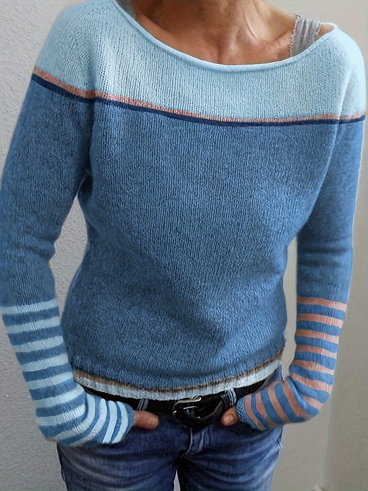 Elizabeth - Long Sleeve Striped Jumper