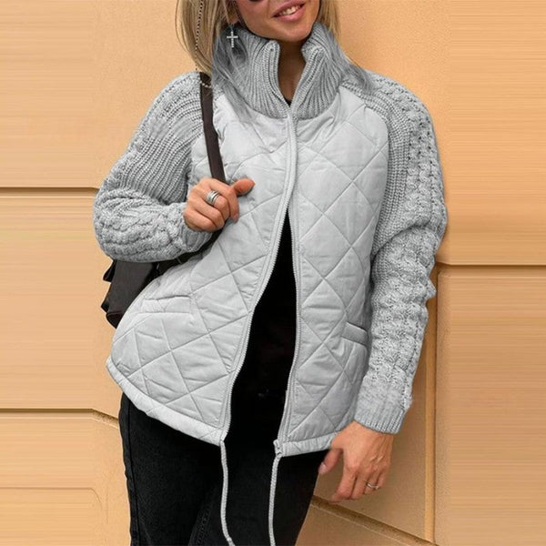 Beatrice | Quilted Knit Sleeve Jacket