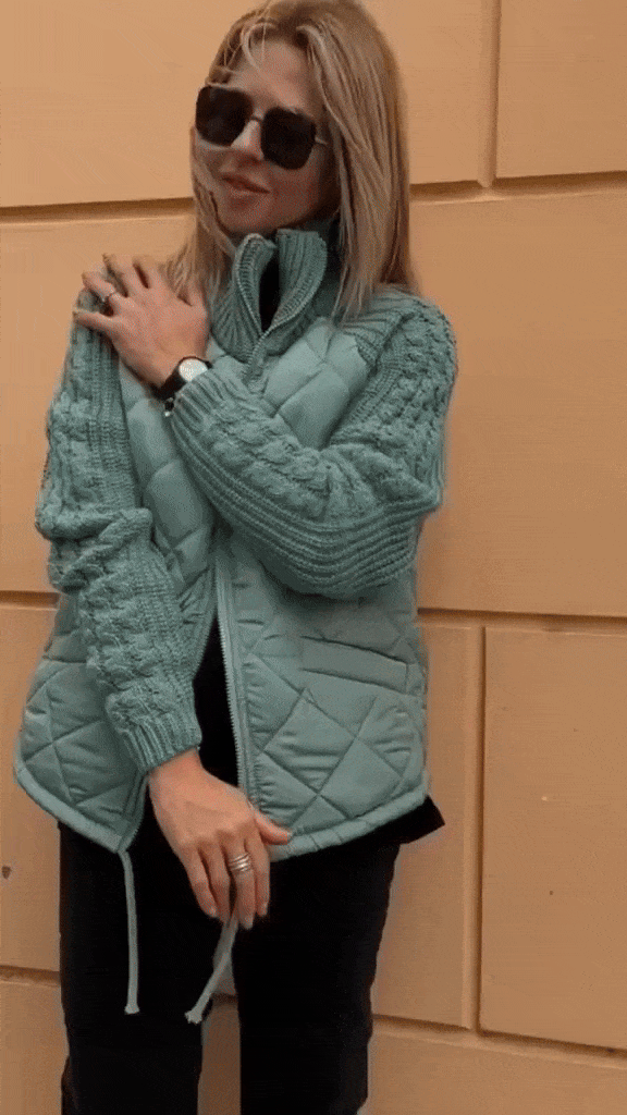 Beatrice | Quilted Knit Sleeve Jacket