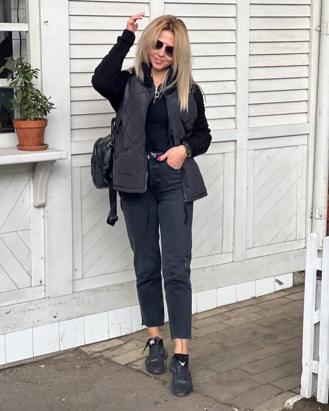 Beatrice | Quilted Knit Sleeve Jacket