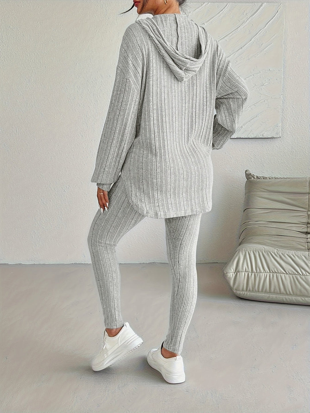 Kathleen - Ribbed Knit Lounge Set