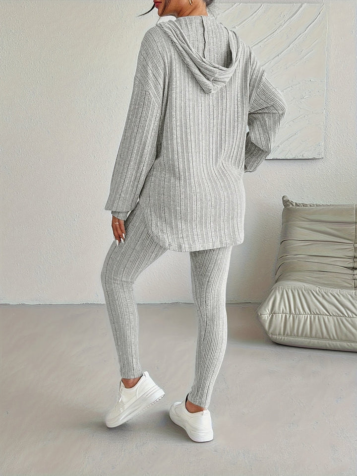 Kathleen - Ribbed Knit Lounge Set