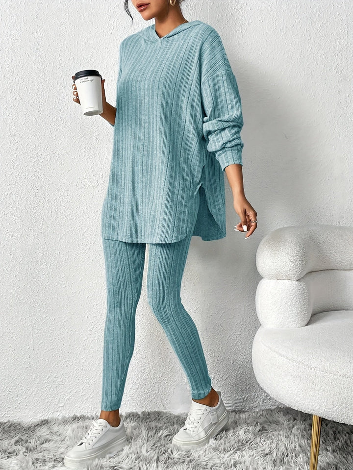Kathleen - Ribbed Knit Lounge Set