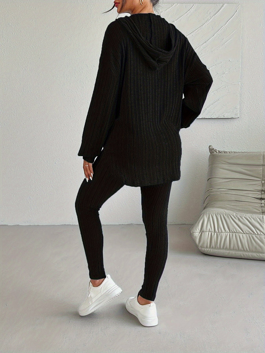 Kathleen - Ribbed Knit Lounge Set