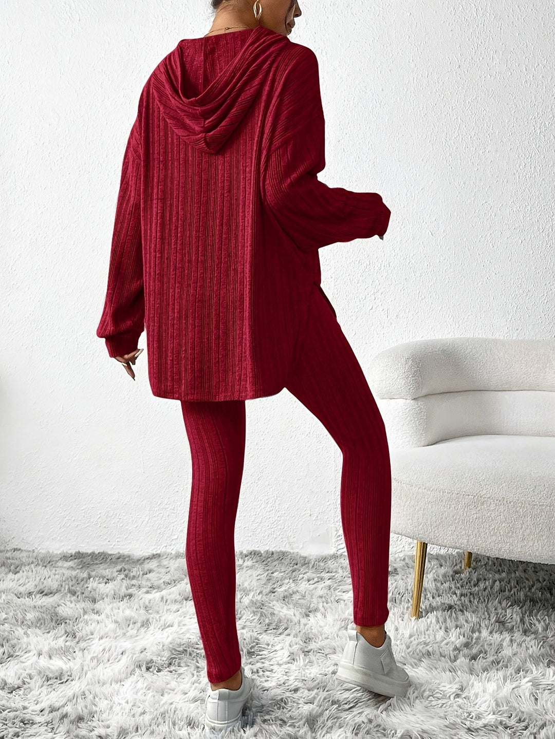 Kathleen - Ribbed Knit Lounge Set